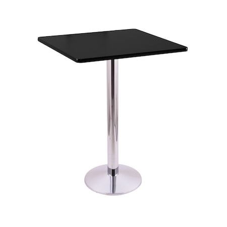 36 214 Chrome Table,30 X 30 Square Top